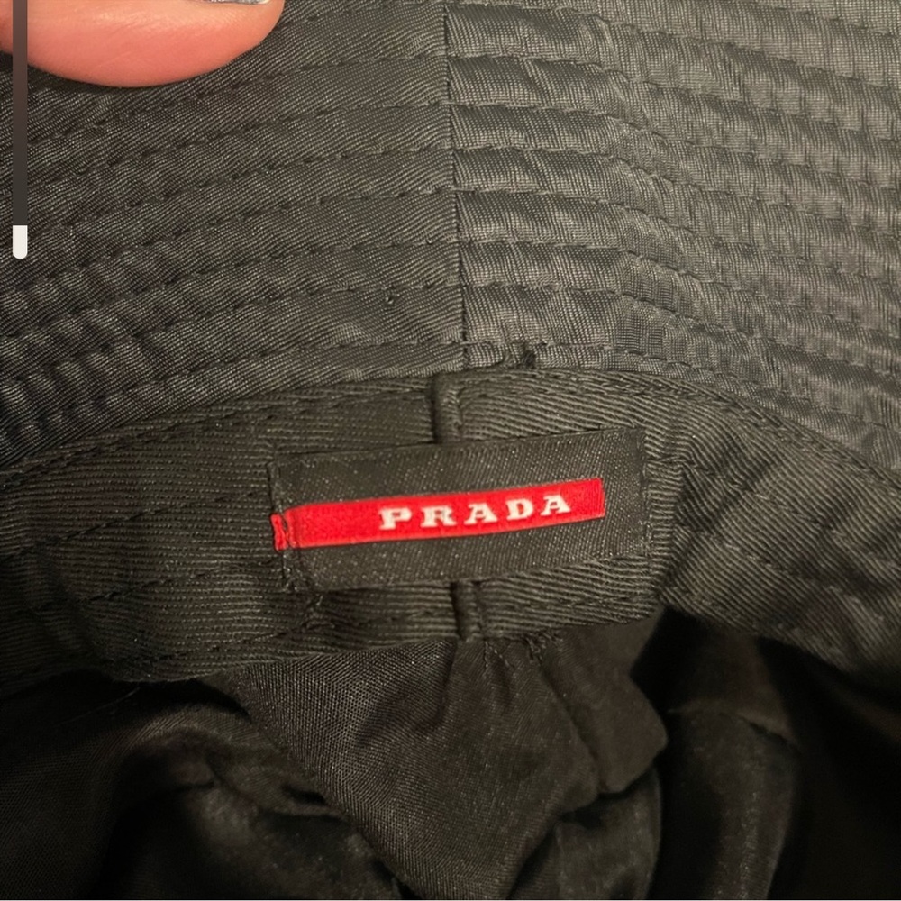 Prada Black Bucket Hat - Picture 2 of 4